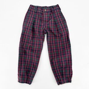 Vintage OshKosh Plaid Pants Made in USA
